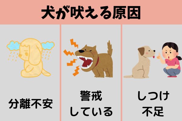 犬g吠える原因